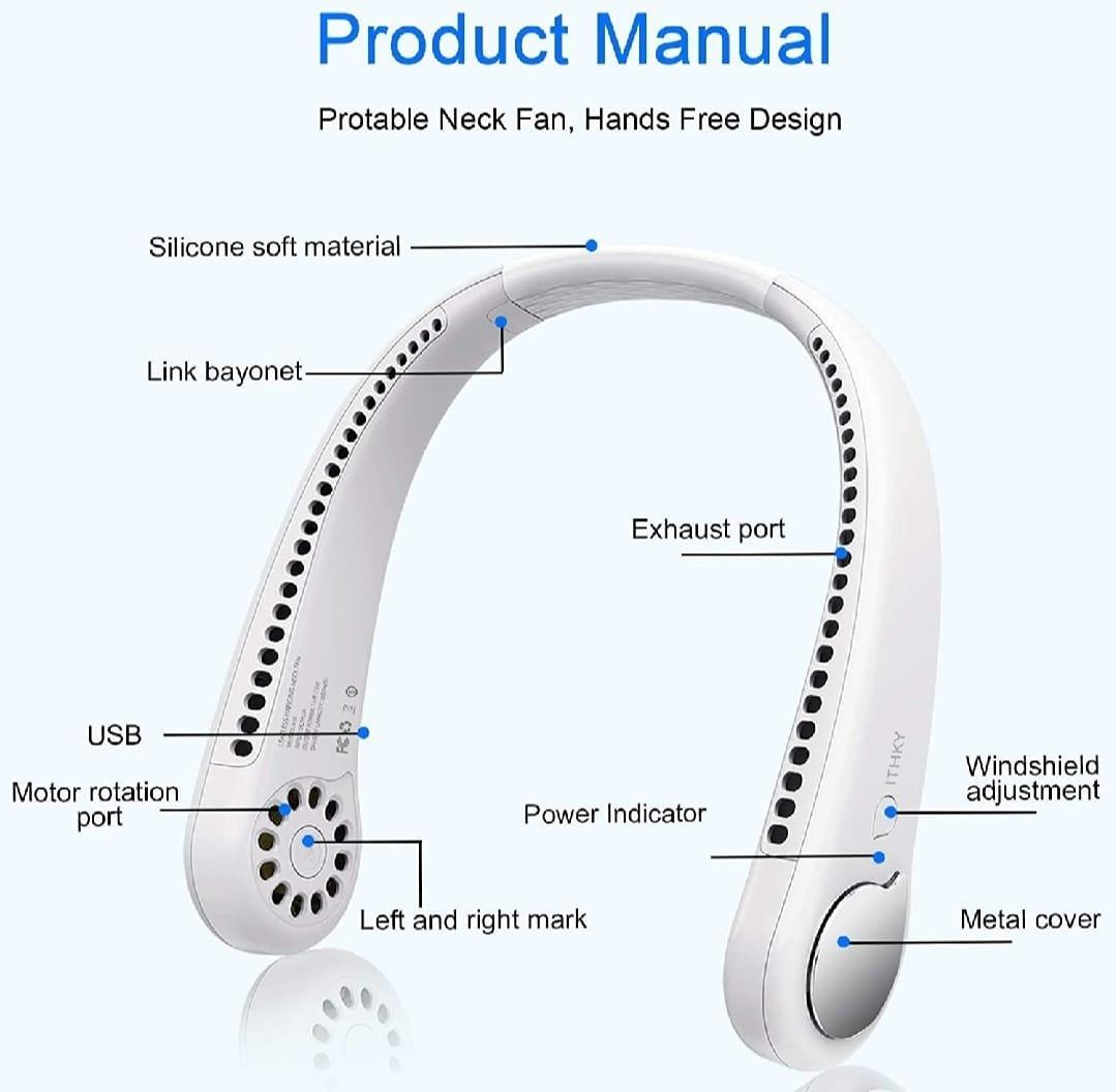 CoolBreeze™ Wearable Neck Fan